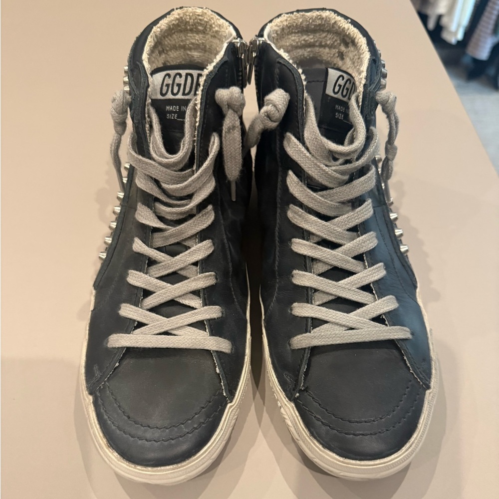 Golden Goose Black and White High-Tops